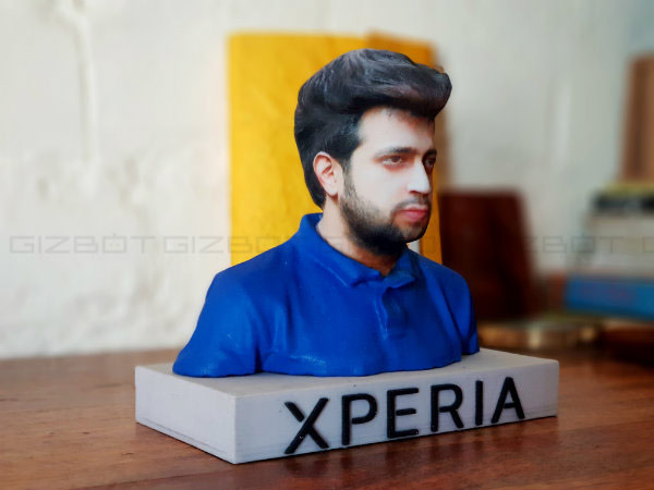 3D Scan shot via Xperia XZ1