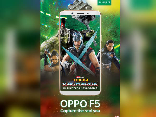 Oppo partners with Marvel for the launch of Oppo F5 in India