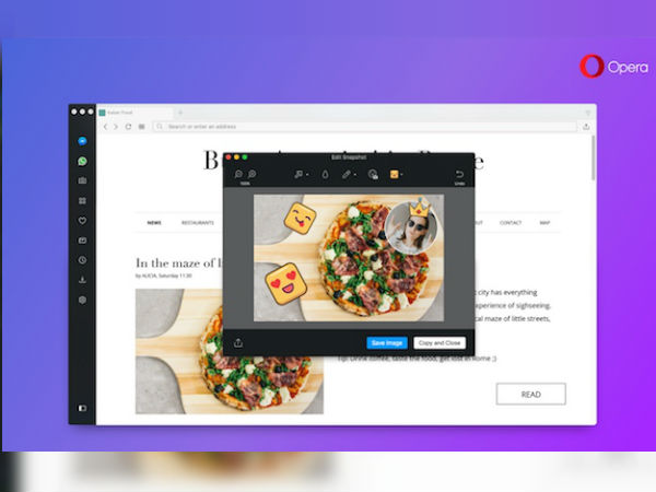 Share screenshots with emojis, selfies and more
