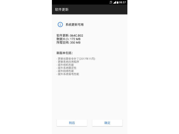 Changelog brought by the update