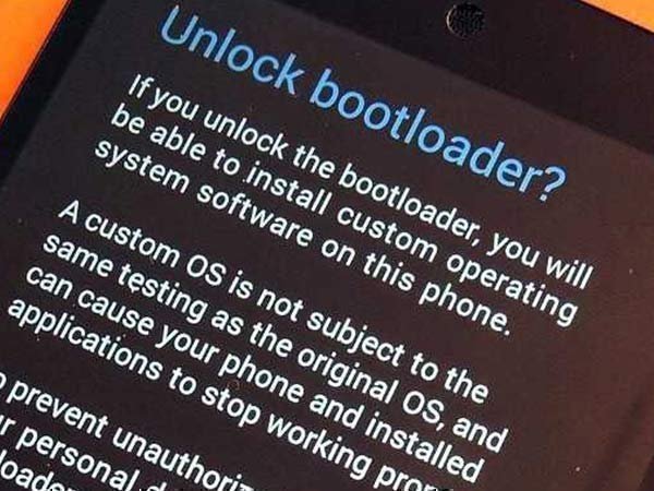 To unlock the bootloader