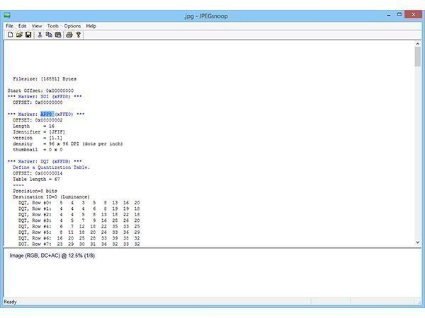 JPEGSnoop