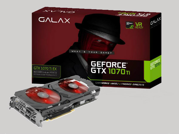 Galax launches two GTX 1070 Ti EX graphics cards for gamers in India