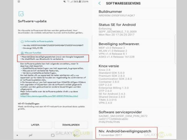 Samsung Galaxy S8 and S8+ start receiving important security updates
