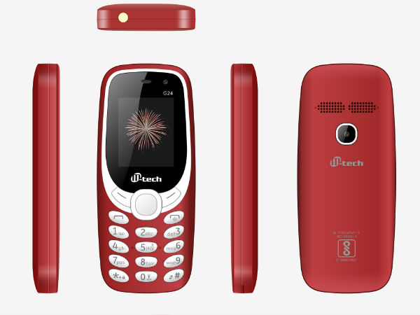 M-tech G24 feature phone with selfie camera launched in India