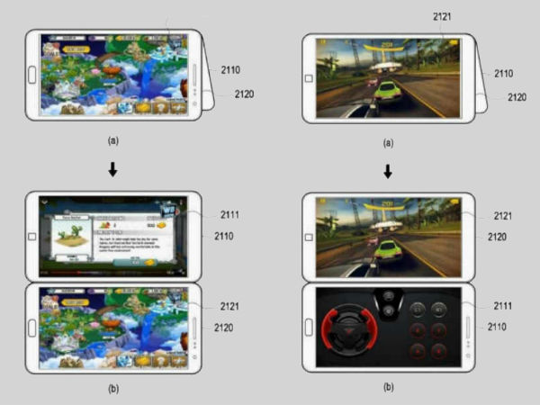 Samsung Galaxy X user interface revealed in a new patent leak