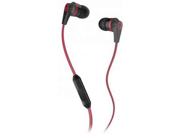 41% off on Skullcandy S2IKDY-010 Headset with Mic  (Black & Red, In the Ear)