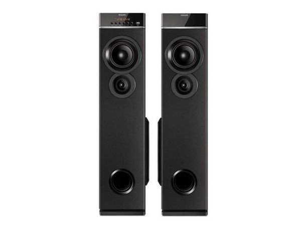 53% off on Philips SPT-6660 2.0 Channel Tower Speakers (Black)