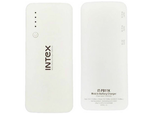 52% off on Intex IT-PB11K 11000 mAh Power Bank  (White, Lithium-ion)