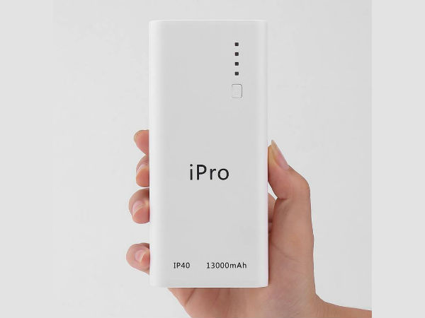 75% off on Ipro iP40 13000 mAh Power Bank  (White, Lithium-ion)