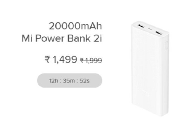 Discounts on Power banks and accessories