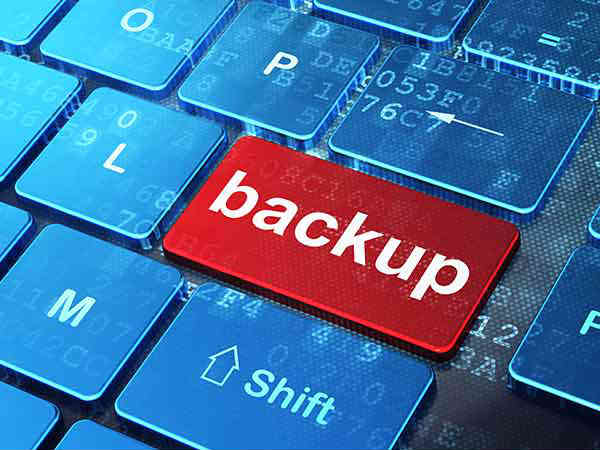 It’s important to create data backups 