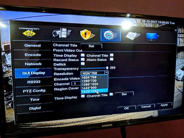 Performance: User interface, Bluetooth enabled mouse and video feed