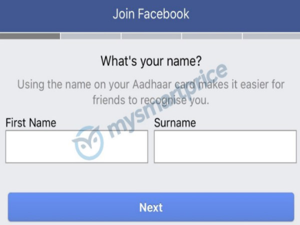 Facebook might soon require Aadhaar card linking