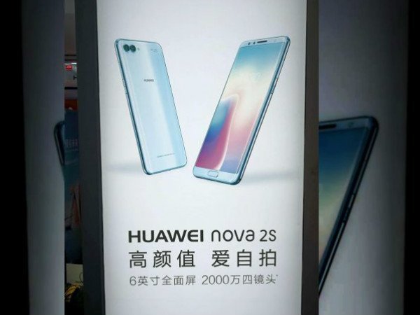 Huawei Nova 2s live pictures and poster leaked again: Looks stylish