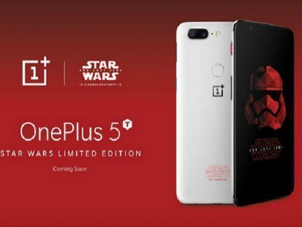 OnePlus 5T Star Wars limited edition model unveiled at Comic Con OnePlus 5T Star Wars limited edition model unveiled at Comic Con