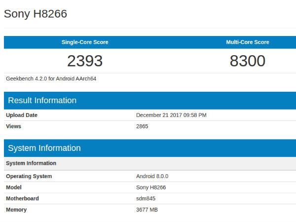 First performance test results of Qualcomm Snapdragon 845 revealed