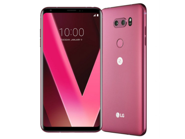 LG V30 smartphone in new Raspberry Rose color variant
