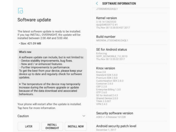 How to Update your Samsung Galaxy J7 Pro Handset?