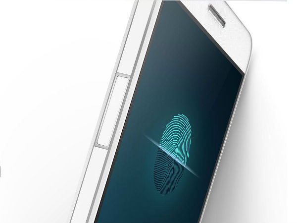 Side-mounted fingerprint scanner