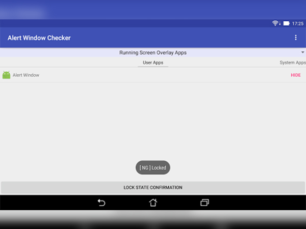 Dismissive System Alert Overlays