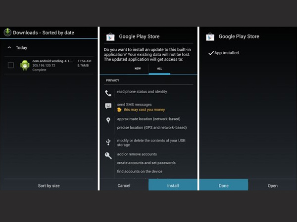 Sideloading apps in now safe