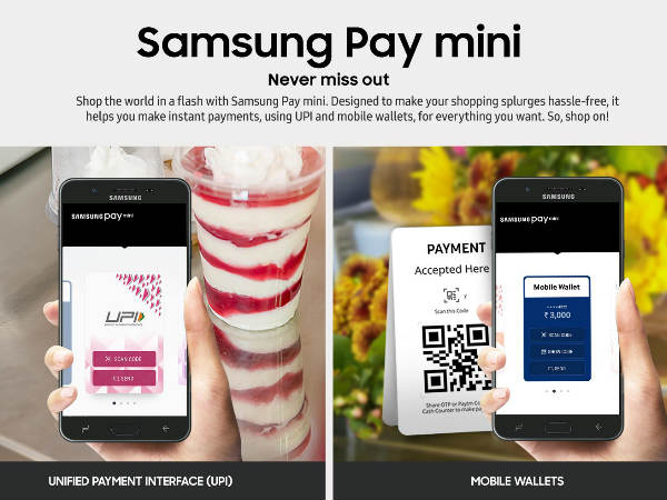 Samsung Pay mini and Samsung Mall