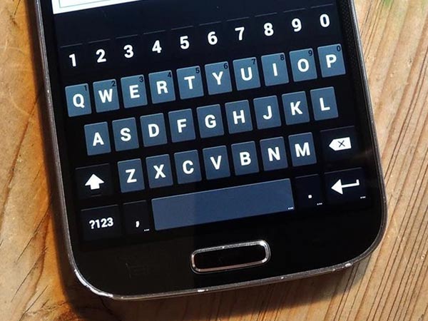 Add number row in keyboard