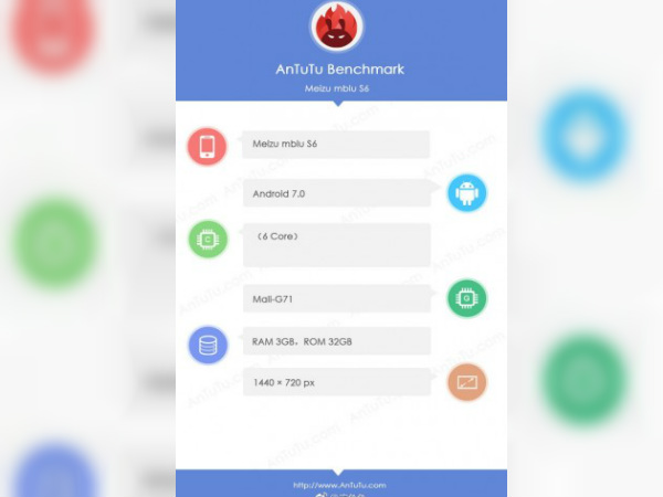 Meizu M6S aka mblu S6 appears on ANTUTU ahead of its launch
