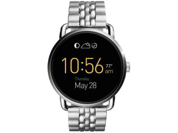 20% off on Fossil Q Wander Silver Smartwatch  (Silver Strap Regular)