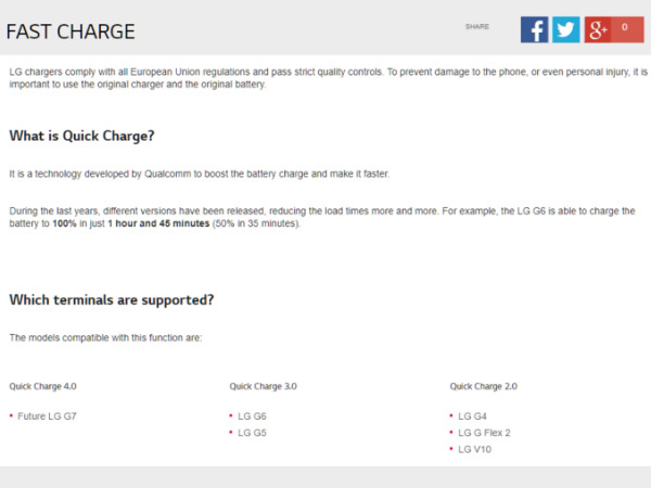 LG G7 listed on official website with some interesting details