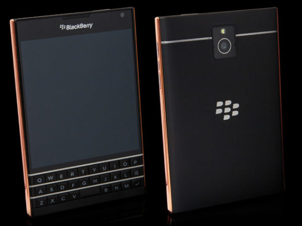 Gold BlackBerry Passport