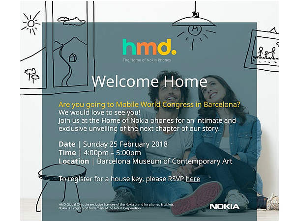 New Nokia phones to launch on February 25; HMD Global sends invite 