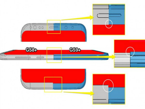 Samsung Galaxy S9+ CAD schematics show minor design changes