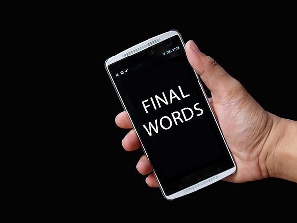 Final Words