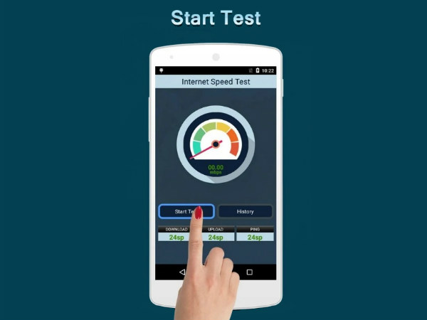Internet Speed Test 3G, 4G, Wi-Fi