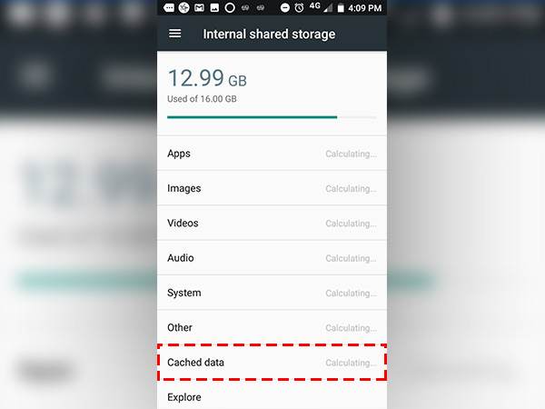 4. Keep cleaning the Cache