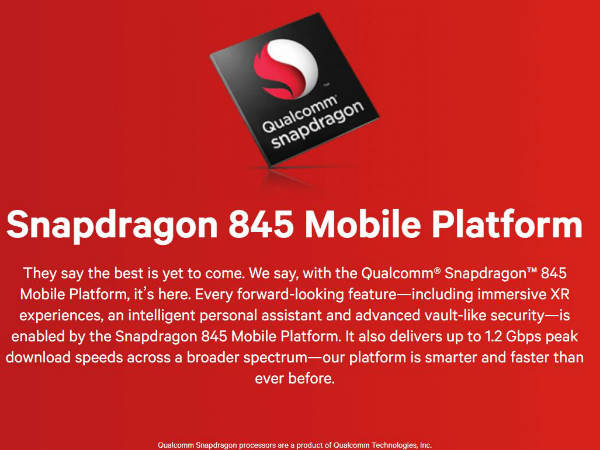 Listed specifications