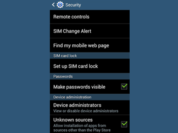 Make passwords visible 