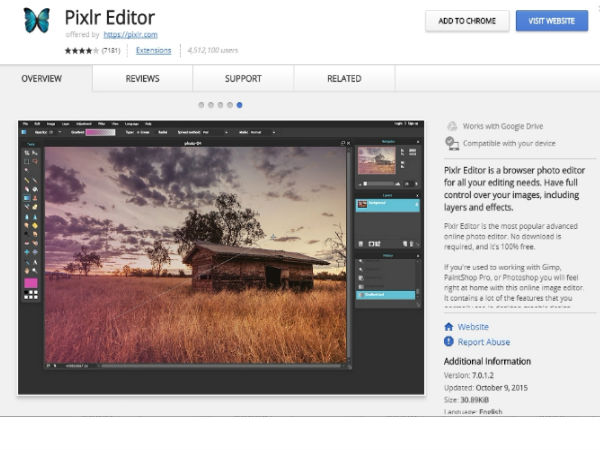 Pixlr Editor