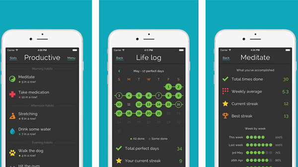 3. Productive Habits & Daily Goals Tracker