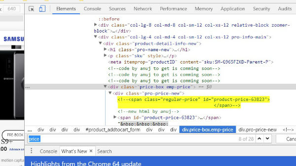 Regular price of the Samsung Galaxy S9+