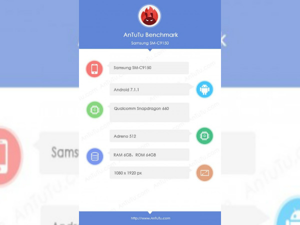 Samsung Galaxy C10 Plus with Snapdragon 660 SoC stops by AnTuTu Samsung Galaxy C10 Plus with Snapdragon 660 SoC stops by AnTuTu