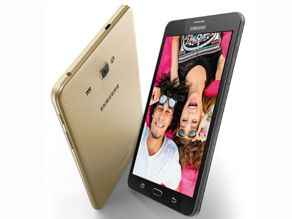 Samsung Galaxy J Max 8 GB 7 inch with Wi-Fi+4G Tablet  (Gold)