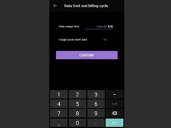 Set your billing cycle