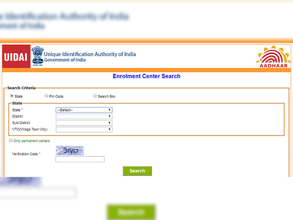 Search Criteria - State