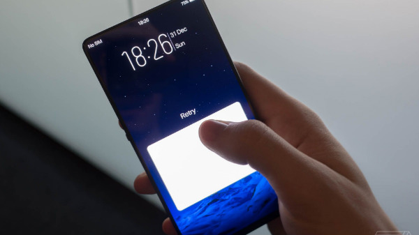 Half-screen in-display fingerprint scanning technology