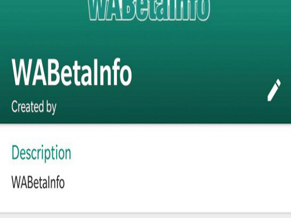 Group Description feature