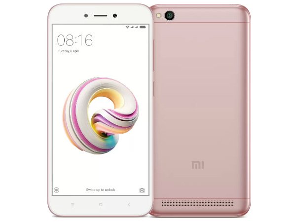 Xiaomi Redmi 5A Rose Gold variant arrives in India; sale at 12PM today Xiaomi Redmi 5A Rose Gold variant arrives in India; sale at 12PM today