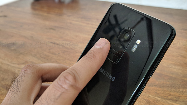 Conveniently placed Fingerprint scanner